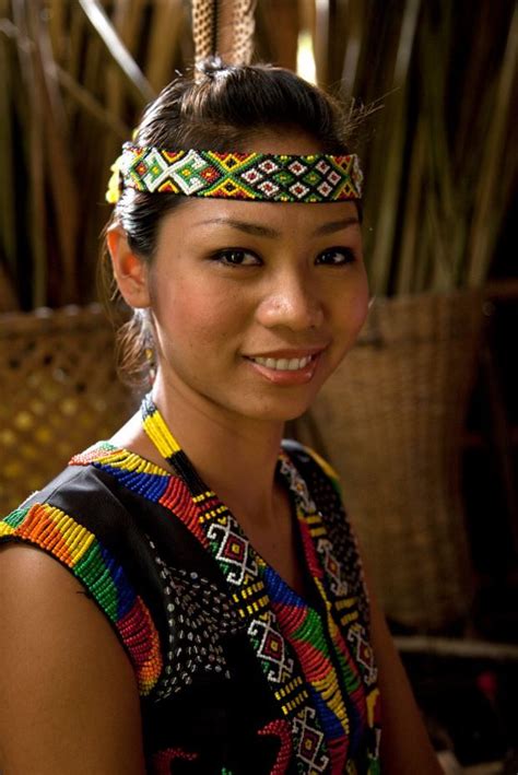 Sarawak Woman Tribes Women Dress Culture Filipino Culture