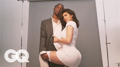 kylie jenner and travis scott s gq cover shoot behind the scenes gq youtube