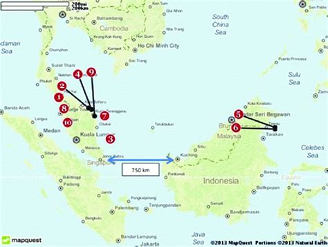 Geographical Locations Of Different Islands In Malaysia Download