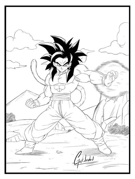 Ssj4 Goku By Gokutrebu On Deviantart In 2022 Goku Super Images