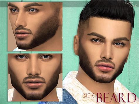 The Sims Resource Mh Beard N06 Sims 4 Body Mods Sims 4 The Sims