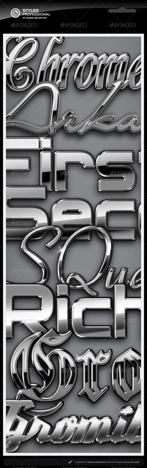 Fonts Letter Silver Chrome Metal 3d Fonts Office