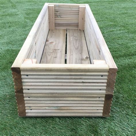Check spelling or type a new query. Large Decking Wooden Garden Planter 0.6M (2ft) 1.2M (4ft ...