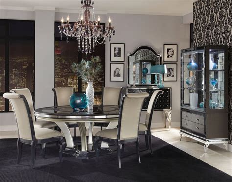 Table ,72 inch round dining table ,solid wood dining table ,modern glass dining table ,contemporary dining table ,round dining room white kitchen table ,round dining room tables for 8 ,large dining tables ,dinette tables. Hollywood Swank Modern 72" Round Glass Top Dining Table in ...