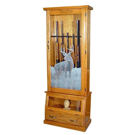 Shop from local sellers or earn money selling your gun storage items today. Impressive Wooden Gun Cabinet #3 Wood Gun Cabinets For ...