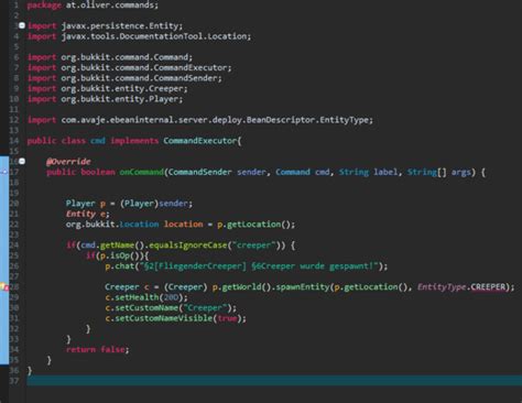 Maybe you would like to learn more about one of these? Ich will ein Minecraft Plugin programmieren und weis nicht ...