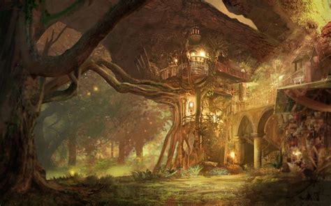 Forest Retreat By Joshcalloway On Deviantart Fantasy Landscape