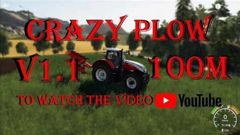 Fs19 Crazy Plow 100m Agromasz Poh5 V1200 Farming Simulator 19 Mods