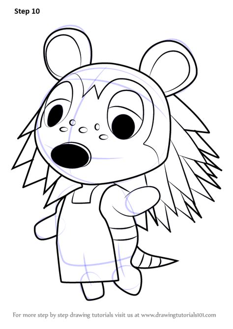 Animal crossing is a series of life simulation video games developed by nintendo ead in which the player moves into a village inhabited by anthropomorphic animals. Learn How to Draw Sable from Animal Crossing (Animal ...