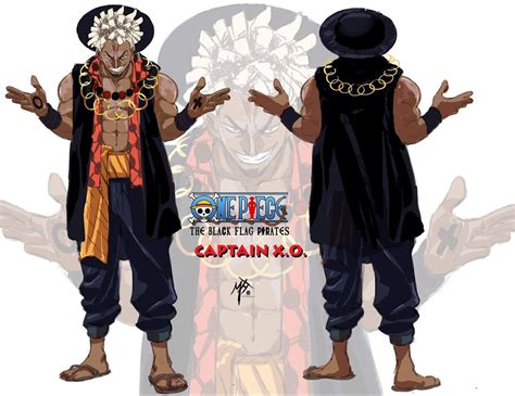 Captain Xo Op Oc Black Anime Characters One Piece Crew Anime