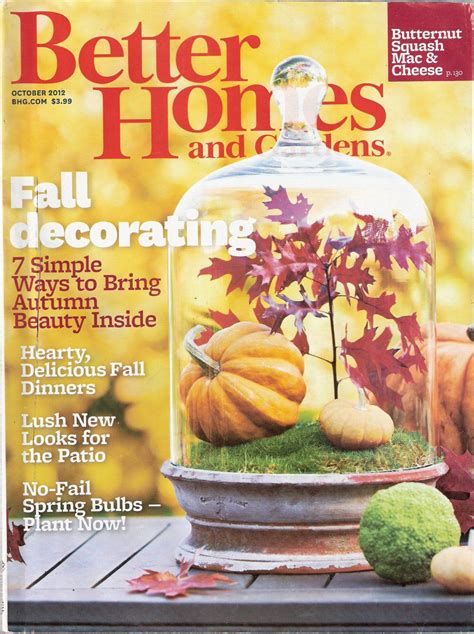 Better Homes And Gardens Magazine October 2012 Better Homes And