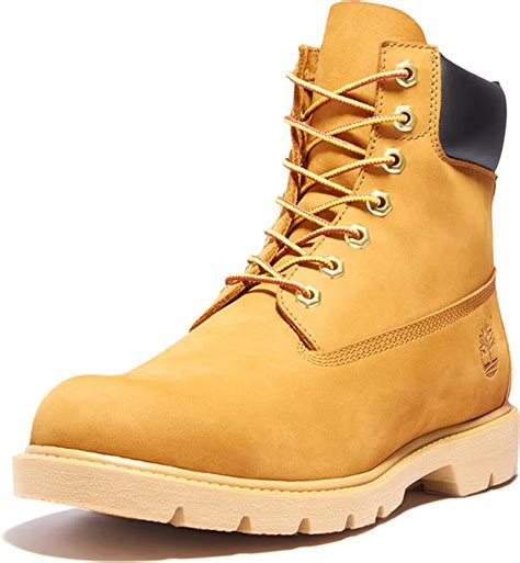 Timberland Mens 6 Inch Basic Waterproof Boots With Padded Collar Oxford And Derby