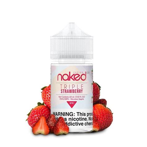 Essência para Vaper Naked Triple Strawberry ML MG Turquinho Importados Loja de