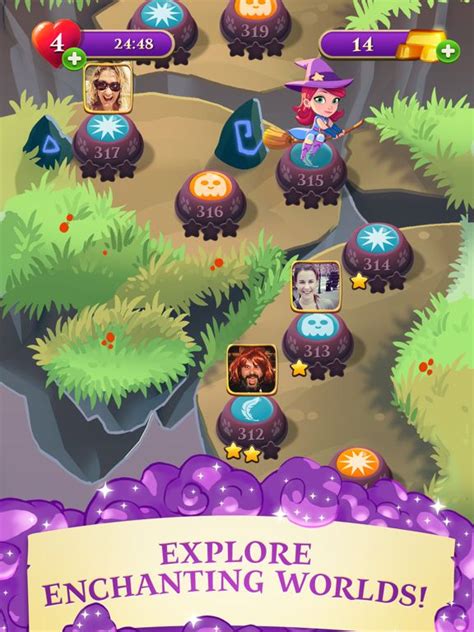 Bubble Witch 3 Saga Official Promotional Image Mobygames