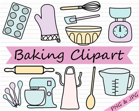 Watercolor Baking Supplies Clipart Ubicaciondepersonas Cdmx Gob Mx