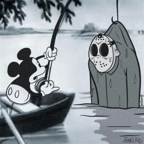 Artist Imagines Iconic Horror Characters In Classic Disneys Mickey