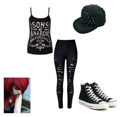 Emo Life By Cr Abeegle Liked On Polyvore Featuring Chicas Fashion And