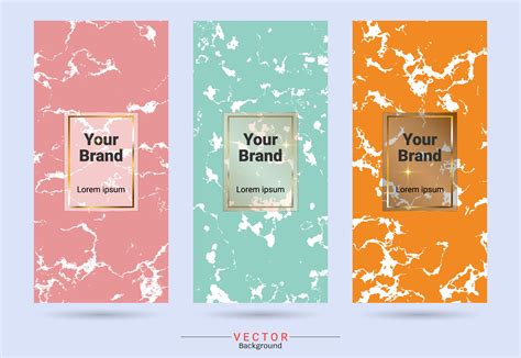 Packaging Product Design Label And Stickers Templates 555676 Vector