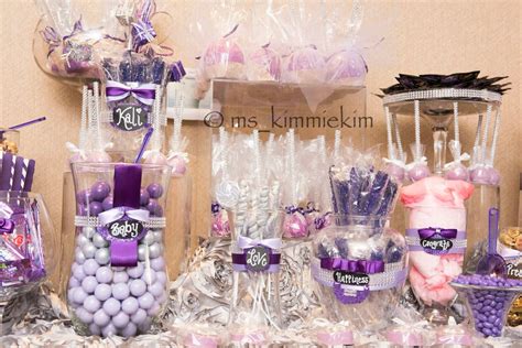 Purple Decor, Baby shower, Candy Buffet | Baby shower purple, Purple decor, Purple baby