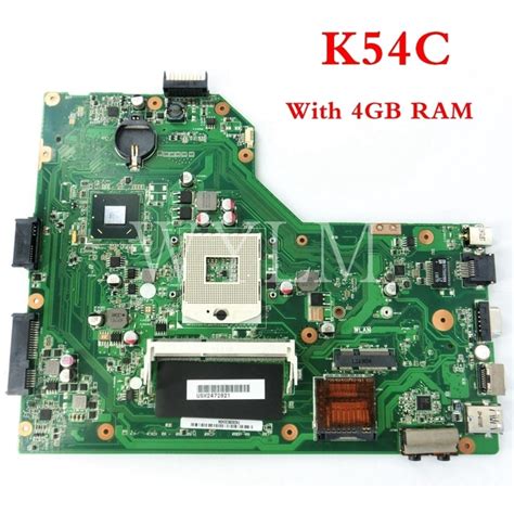K54c With 4gb Memory Mainboard For Asus A54c X54c K54c Laptop