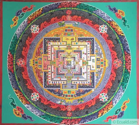 Mandala De Sable De Kalachakra Au Sikkim Ecuald
