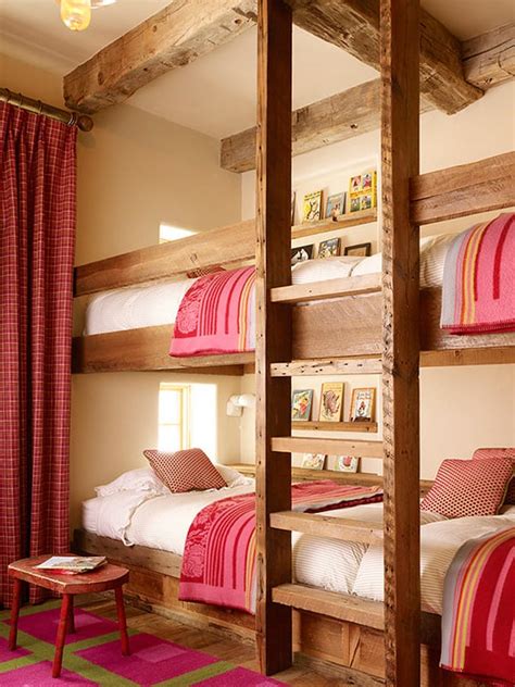Bunk beds + rollout or single bed options. 8 Amazing Built-In Bunk Beds - Sugar and Charm Sugar and Charm
