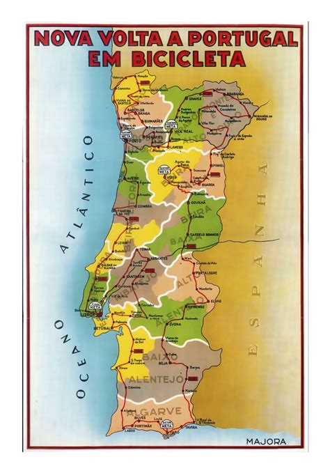 Detailed Administrative Map Of Portugal Portugal Europe Mapsland