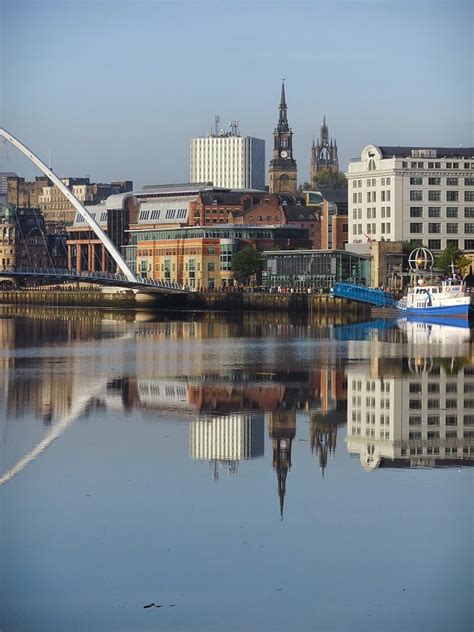 Photographs Of Newcastle River Tyne And Quayside Reflections Oct 2014