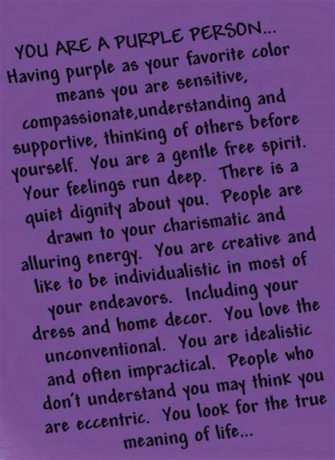 Also join our facebook community is you need a daily dose of purple, because we are sure to deliver that right to your newsfeed! Yes I am (With images) | Purple quotes, Purple love, Purple