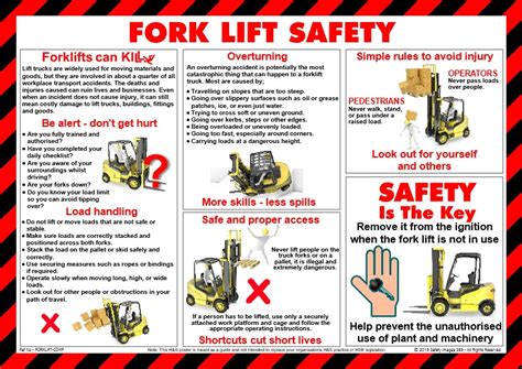 Info Poster Fork Lift Safety