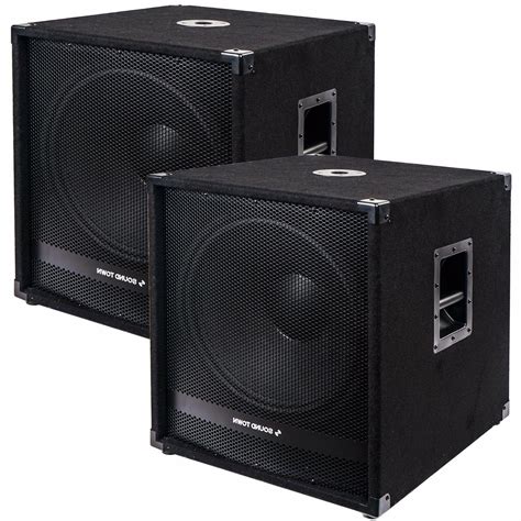 Sound Town 18 4000w Powered Subwoofers With Speaker