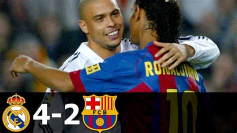 Real Madrid Vs Fc Barcelona 4 2 All Goals And Highlights With English