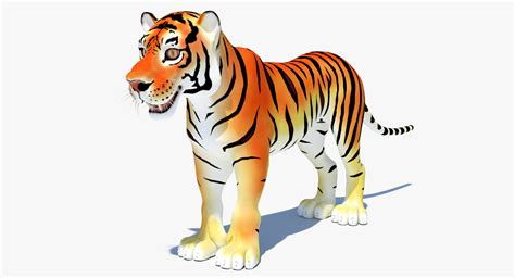 3d Cartoon Tiger