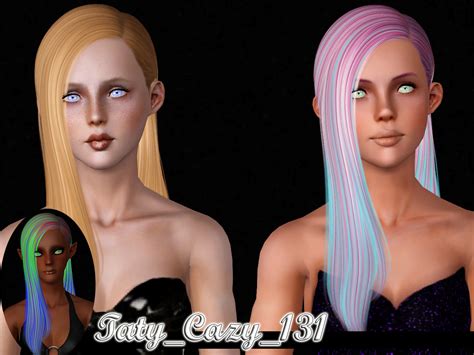 Cazy`s 131 Hairstyle Retextured By Taty Sims 3 Hairs