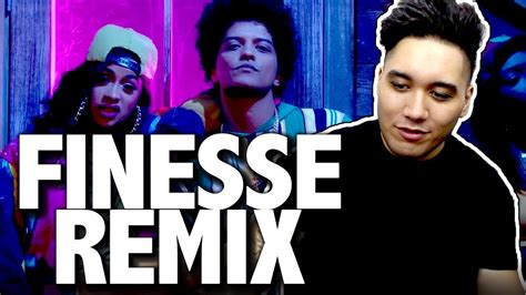 Bruno Mars Finesse Remix Feat Cardi B Official Video Reaction Youtube