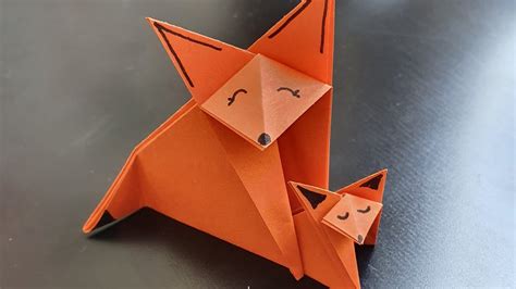 Tuto N Objectif P Ques Renard En Origami Facile Youtube