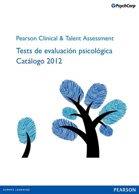 Catalogo Tests Evaluacion Psicologica Pearson Clinical Pdf Pearson