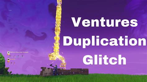 New Ventures Duplication Glitch Fortnite Save The World Ventures