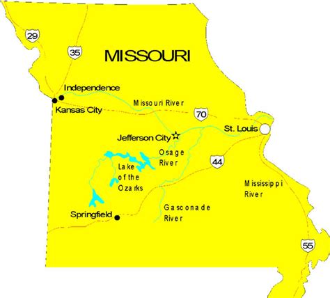 Missouri World Map