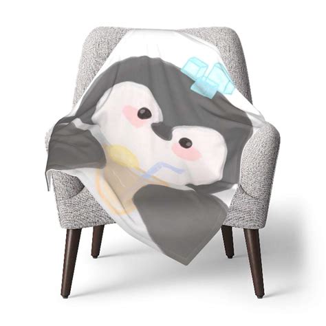 Makiku Cute Penguin Baby Blanket Super Soft Minky 30 X 40