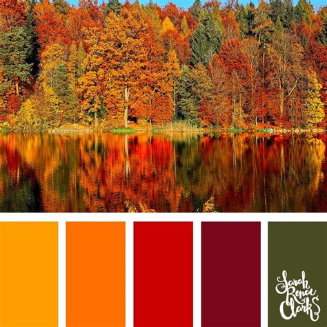 Abstract treble clef decorated with summer, autumn, winter and spring decorations: 25 Color Palettes Inspired by the Pantone Fall/Winter 2018 ...