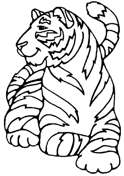 Desenhos De Tigre Para Colorir Pintar E Imprimir Colorironline Com