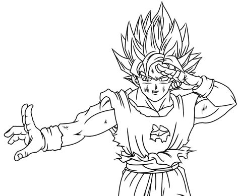 Total Imagem Desenhos Goku Para Colorir Br Thptng Vrogue Co