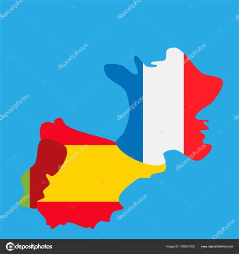 Vector Mapa España Francia Y Portugal Mapa De Portugal España Y