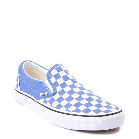 Vans classic slip on (gum block) white black checkerboard mens sneakers. Vans Slip On Checkerboard Skate Shoe - Ultramarine Blue ...