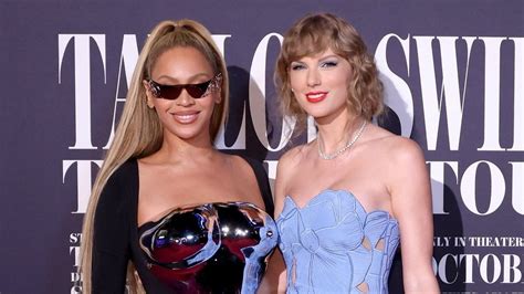 Beyoncé Attended Taylor Swifts Eras Tour Film Premiere And Were Gagging