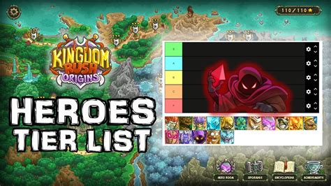 Heroes Tier List Kingdom Rush Origins YouTube