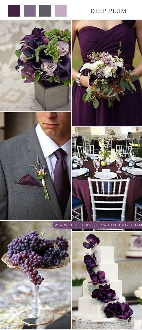 25 Deep Purple Plum Wedding Color Ideas In 2020 Lavender Wedding