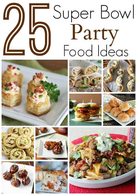 These are some of my favorite super bowl appetizers: 25 Super Bowl Party Food Ideas | Super bowl food, Holiday ...