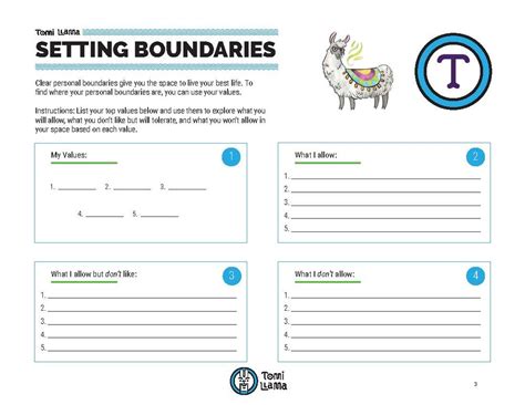 Boundaries Worksheets For Adults Geotwitter Kids Activities
